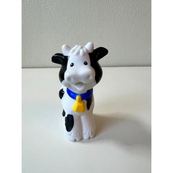 Fisher-Price Little People Farmers Set of 4 Girl Boy Brown Horse Cow Toy - Picture 12 of 15